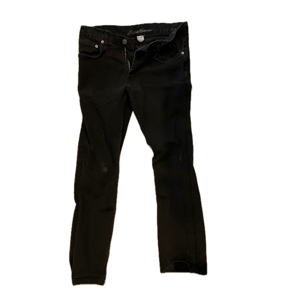 Eddie Bauer Slim Fit Black Jeans Mens 34x30